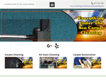 Tablet Screenshot of orlandosteamcleaning.com